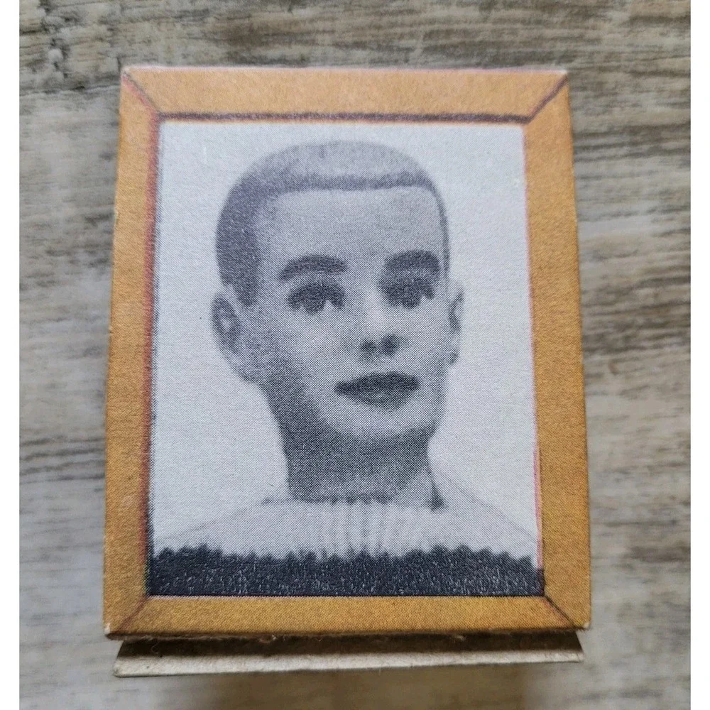 Rare Vintage Ken Doll Miniature Framed Portrait – 1960s Barbie &‎ Ken Accessory